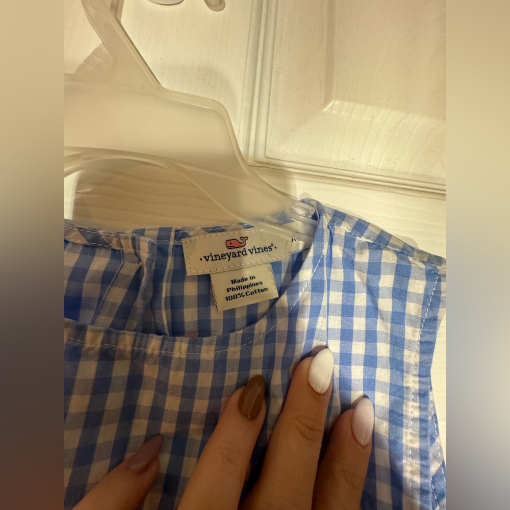 Vineyard Vines Plaid Top Size XSñ - Picture 4 of 5